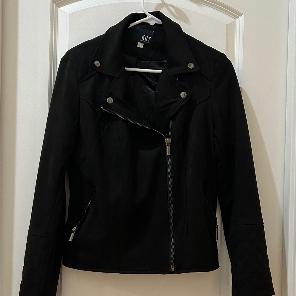 Kut from the Kloth Women's Black suede Jacket